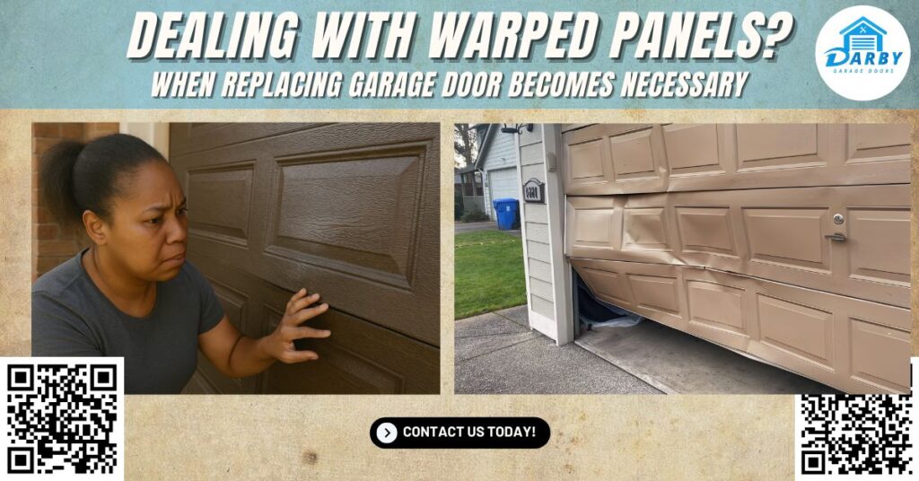 Dealing With Warped Panels? When Replacing Garage Door Becomes Necessary - Darby Garage Doors
