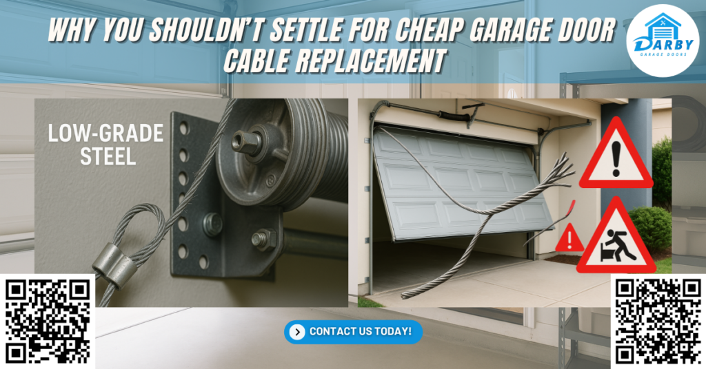 Why You Shouldn’t Settle for Cheap Garage Door Cable Replacement - Darby Garage Doors