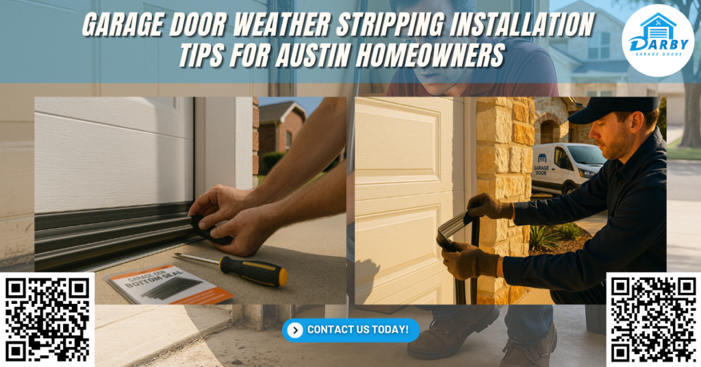 Garage Door Weather Stripping Installation Tips for Austin Homeowners - Darby Garage Doors